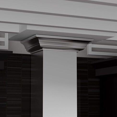 ZLINE 30" Convertible Vent Wall Mount Range Hood in Stainless Steel & Glass with Crown Molding (KZCRN-30) in Saudi Arabia
