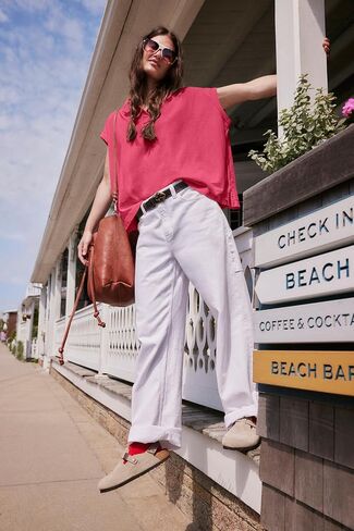 LASLULU Women's Polo Shirts Short Sleeve Oversized T Shirts Summer Casual Work Workout Gym Hiking Tops in Saudi Arabia