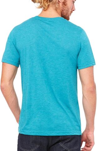 Men's Triblend V-Neck Tee (Green TriBlend) (Medium) in Saudi Arabia