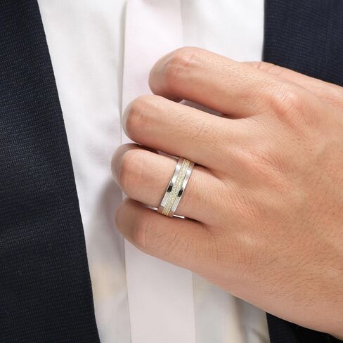 925 sterling Silver Wedding Rings for Men Round Cut 4 صفوف من الصف 5A الزورق المكعب زركونيا in Kuwait