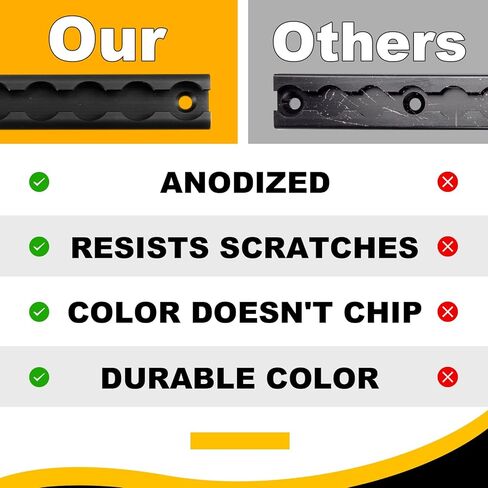 L Track Tie Down System, Includes 2 Pack 4ft Black Anodized Aluminum L-Track and 8 Pcs l Track Black Single Stud O-Ring Fittings, for Enclosed Trailer, Trucks, Trailer, Pickup in Saudi Arabia