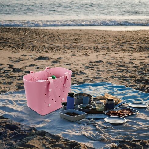 Acrylic Topper Tray for Large And X-Large Simple Modern Tote Bag - High Transparency On Top Table Tray, Waterproof & Sandproof, Essential Accessory for Simple Modern Beach Bags in Kuwait