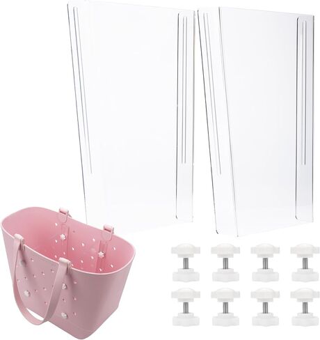 Acrylic Topper Tray for Large And X-Large Simple Modern Tote Bag - High Transparency On Top Table Tray, Waterproof & Sandproof, Essential Accessory for Simple Modern Beach Bags in Kuwait