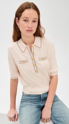 L'Agence Womens's Masaki Short Sweater Sweater in Saudi Arabia