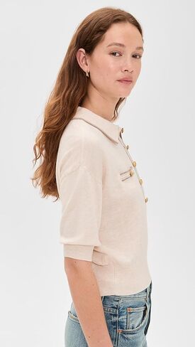 L'Agence Womens's Masaki Short Sweater Sweater in Saudi Arabia