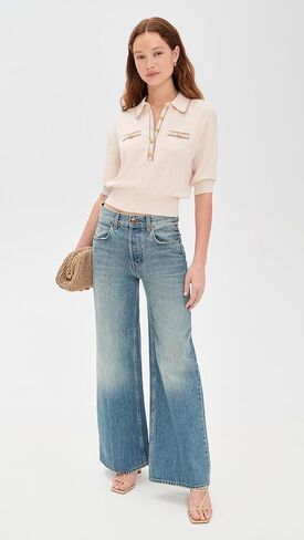 L'Agence Womens's Masaki Short Sweater Sweater in Saudi Arabia
