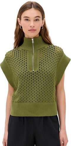 Varley Women's Gaines Half Zip Knit Sweater in Saudi Arabia