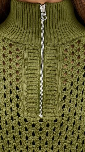 Varley Women's Gaines Half Zip Knit Sweater in Saudi Arabia
