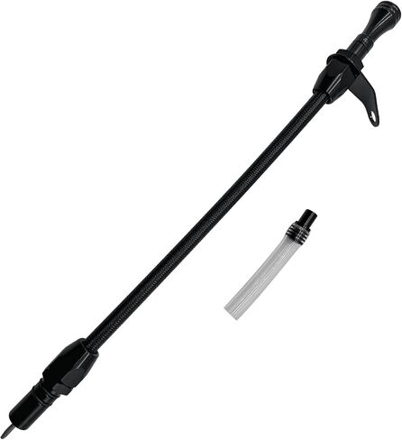 HAHAHA Short Stainless Steel 4L60E Transmission Dipstick - 16.5" Bellhousing Mount Compatible with Chevy/GM TH-700R4 & 4L60E (Black) in Saudi Arabia
