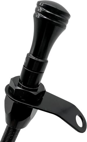 HAHAHA Short Stainless Steel 4L60E Transmission Dipstick - 16.5" Bellhousing Mount Compatible with Chevy/GM TH-700R4 & 4L60E (Black) in Saudi Arabia