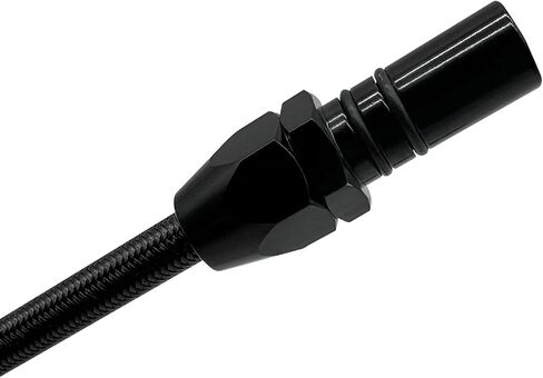 HAHAHA Short Stainless Steel 4L60E Transmission Dipstick - 16.5" Bellhousing Mount Compatible with Chevy/GM TH-700R4 & 4L60E (Black) in Saudi Arabia