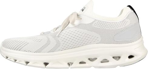 Skechers Men's GOrun Glide-Step Flex-Athletic Workout Running Walking Shoes with Air Cooled Foam Sneaker, Black/Lime, 7.5 X-Wide in Saudi Arabia