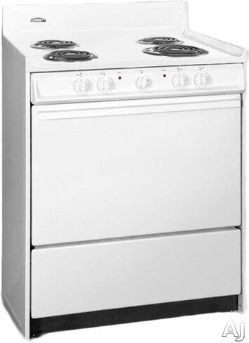 Summit WEM210 Kitchen Electric Cooking Range, White in Saudi Arabia