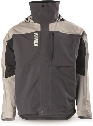 Rapala Rain Pro Jacket Grey Black Large in Saudi Arabia
