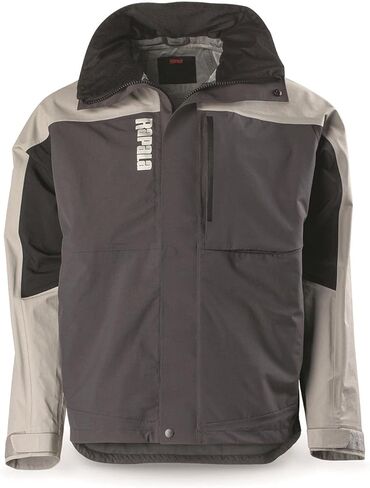 Rapala Rain Pro Jacket Grey Black Large in Saudi Arabia