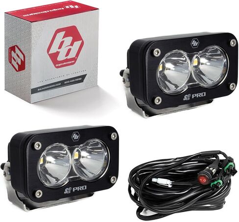 تصاميم باجا ، 487805 ، LED Light ، S2 Pro ، أسود ، منعطف واسع ، زوج in Kuwait