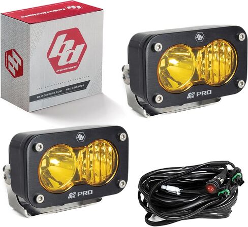تصاميم باجا ، 487805 ، LED Light ، S2 Pro ، أسود ، منعطف واسع ، زوج in Kuwait