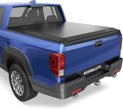 Soft Roll Up Truck Bed Cover Compatible for 2017-2025 Honda Ridgeline w/o Roll Bar or Utility Track System | 5 FT Bed On Top 64 inch Vinyl Tonneau in Saudi Arabia