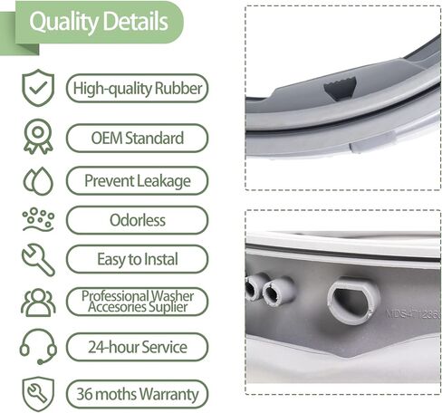 Washer Door Gasket MDS47123619 AP6236842 PS12081606 for LG in Saudi Arabia