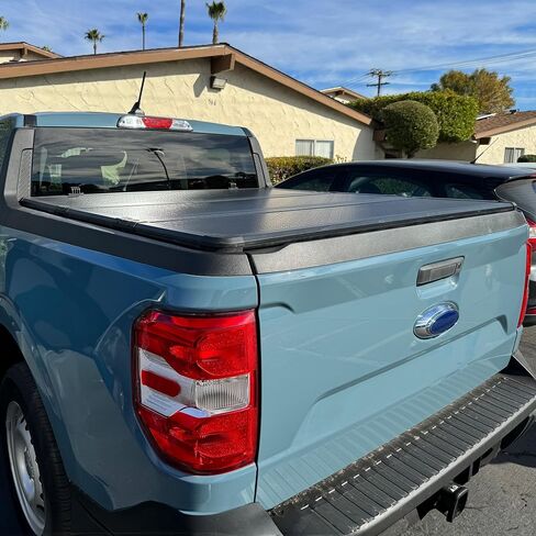 YITAMOTOR Hard Tri-fold Truck Bed Tonneau Cover Compatible with 2022 2023 2024 2025 Ford Maverick | 4.5' (54") Bed in Saudi Arabia