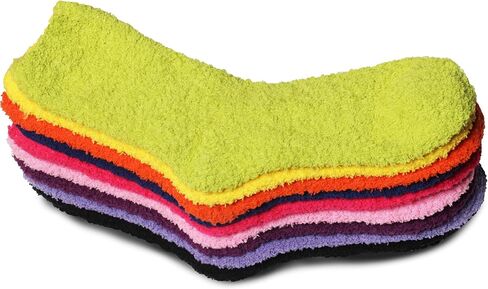 Yacht & Smith Mens Wholesale Bulk Warm And Cozy Fuzzy Socks, Colorful Winter Sock in Saudi Arabia