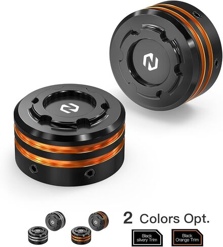 Orange Rear Axle Nut Covers Compatible with Harley Sportster S RH1250S 2021-2024, Pan America 1250 RA1250 2021-2023, CVO Pan America RA1250SE 2024, Sportster S Accessories, See Fitments in Kuwait