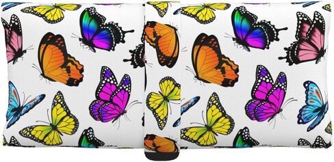 Portable PU Leather Eyeglasses Case with Button, Durable Glasses Case Eyeglass Bag in Saudi Arabia