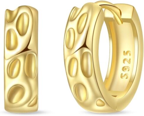 أقراط طعنة من الذهب المطلية بالذهبية 14 - أقراط لؤلؤة عصرية مع تصميمات متدلية الحد الأدنى ، ووزارة خفيفة الوزن S925 STERLING SILVEN in Kuwait