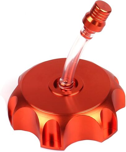 Motorcycle CNC Gas Fuel Cap With Single Way Vent Tube For 50cc 70cc 90cc 110cc 125cc SSR110 SSR125 Taotao DB10 DB14 SDG107 XPro YZ80 Kayo Pit Motorized Parts (orange) in Saudi Arabia