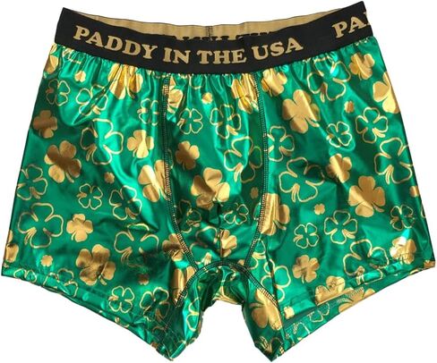 Mad Engine Men's St. Patrick's Day Irish Clover Flag Boxers in Saudi Arabia