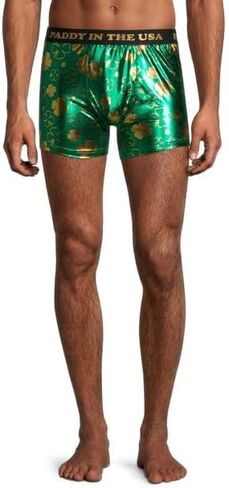Mad Engine Men's St. Patrick's Day Irish Clover Flag Boxers in Saudi Arabia