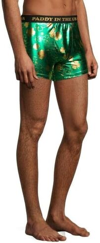 Mad Engine Men's St. Patrick's Day Irish Clover Flag Boxers in Saudi Arabia