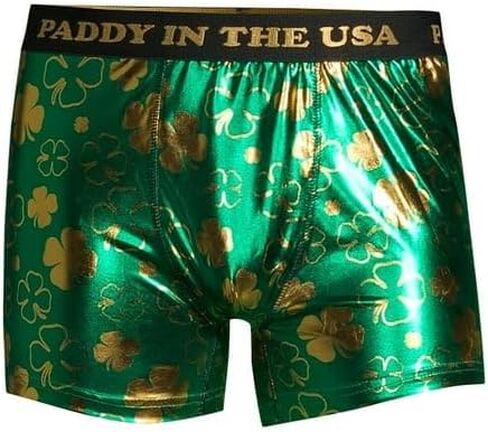 Mad Engine Men's St. Patrick's Day Irish Clover Flag Boxers in Saudi Arabia