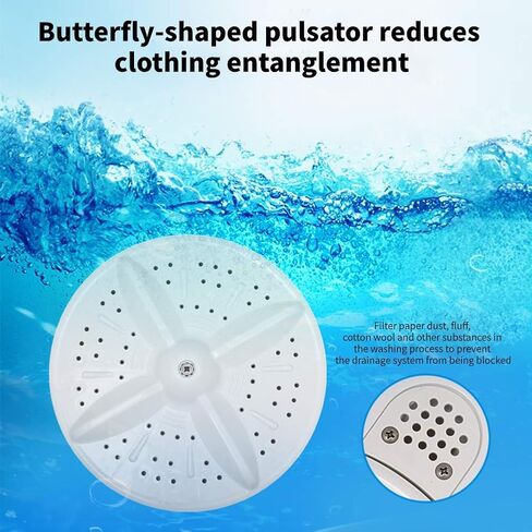Small Clothes Washing Machines,SAFEPLUS Compact Mini Twin Tub Versatile Washing Machine with 8 lbs Washing &5 lbs Spin Dryer Load Cappacity Gravity Drain Pump and Drain Hose for Apartment (gray) in Saudi Arabia