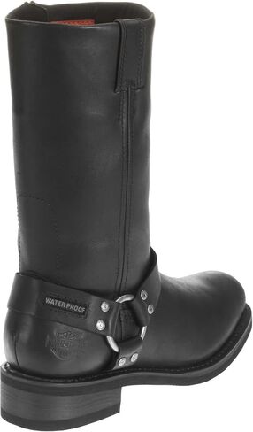 Harley-Davidson Men's Hustin Waterproof Harness Boot,Black,11.5 W US in Saudi Arabia