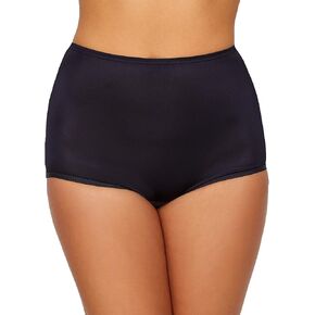 Vanity Fair Womens 3 Pack Perfectly Yours Ravissant Tailored Brief Panty 3 Pack - White/Black/Neutral 6 One Size