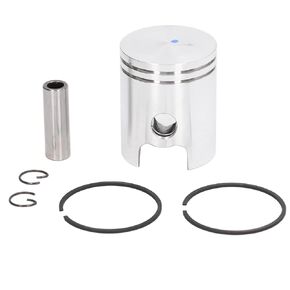 45mm Piston Circlip Pin Piston Ring Set, Aluminium Alloy Piston Ring Set 0045908 Replacement for Wacker Neuson WM80 BH23 BS600 Spare Parts