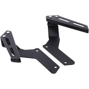 Hood Hinges Ditch Light Mount Bracket Compatible with Honda Pilot 2003-2008, Hood Hinge Mount Brackets for Led Work Lights, Carbon Steel (Style A, 03-08)