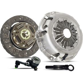 Clutch With Slave Kit Compatible with March Note Tiida Versa Advance Sense Drive Sr 1.6 S Plus 2009-2019 1.6L 1598CC l4 GAS DOHC Naturally Aspirated (06-878S)
