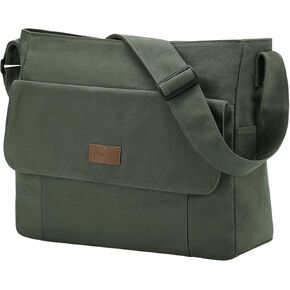 حقيبة Messenger Chase Chic Chic Canvas ، كمبيوتر محمول كبير Crossbody Sholder Satchel College College Bag for Men Women in Kuwait