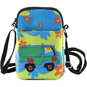 Mystery Van Messenger Bag Cartoon Movie Crossbody Bag Machine Gift Best Friend Gift Mystery Van Shoulder Bag