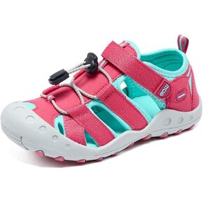 Kids Sandals,Boys&Girls Slides,Hiking Athletic,Closed-Toe,Non-slip,Beach,Summer,Indoor,Outdoor