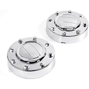 2Pack Front Wheels Center Caps Hubcaps Compatible with Dodge Ram 3500 Dually 1-TON Dually 2011-2016 Truck Alcoa
