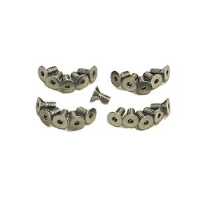 20+1 Center Cap Screw Kit for Torq Thrust Wheels, COUNTERSUNK Holes, Stainless Steel, No Allen Wrench, Fits American Racing, US Mags, E-T Classic V, V-40/V-45