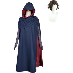 Game Viktor Cosplay Costume The Machine Herald Men Cape Viktor Cloak Suit with Headwear Halloween Party Outfit