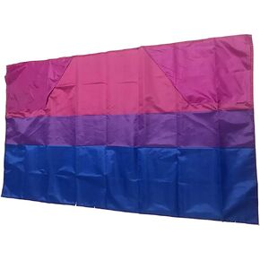 N \ D علم الرأس ثنائي الجنس ، علم Bi Pride Cape مع اثنين من الأكمام ، LGBTQ الفخر (ثنائي الجنس مع الأكمام)