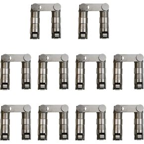 Hydraulic Roller Lifters&Link Bar Compatible with Che-vy S-BC Small Block V8 350 265 283 327 302 307 400 Replacement for S-BC/G-M G-EN II,III,IV,LS Block with Hydraulic Roller C-a/m '87-99 '55-87 8SET
