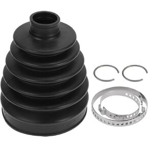 1 Set CV Joint Boot Kit for BMW 328i 2007-2016 for BMW 320i 2013-2018 Outer Constant Velocity Joint Boot W/Clamps No.31607549468 Black Rubber