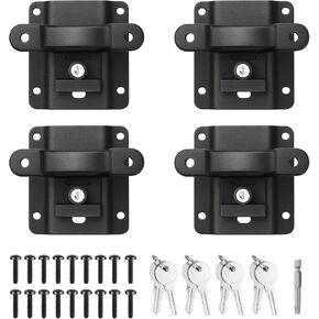4PCS Tie Down Anchors fit for Ford F150 F250 F350 &Raptor 2015-2025 Truck Bed Tie Downs for Car Replacement for Boxlink Bed Tie Downs# FL3Z-99000A64-B FL3Z-9928408-AB Automotive Accessories
