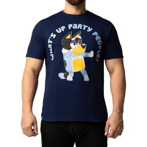 Bluey Tshirt, Bandit Short Sleeve Mens Shirt, Cotton Mens T Shirt, Adult Clothes, Sizes Small to XX-Large